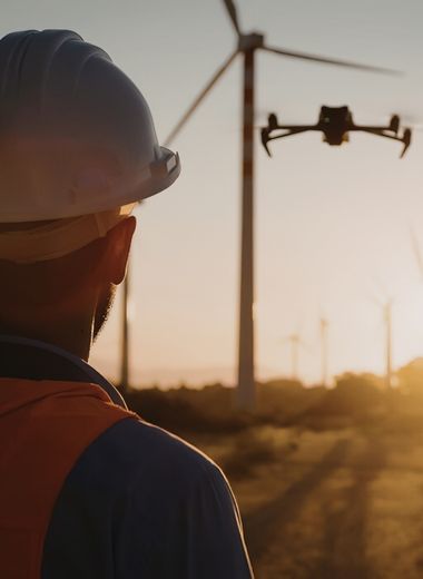 nettoyage eolennes par drone